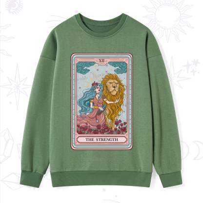 Purplehecate The Strength Tarot Sweatshirt