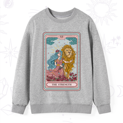 Purplehecate The Strength Tarot Sweatshirt