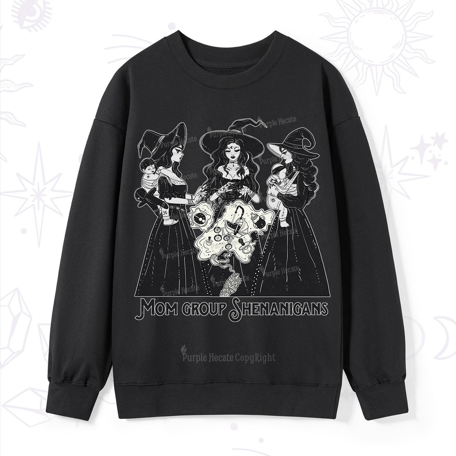 Purplehecate Mom Group Shenanigans Sweatshirt