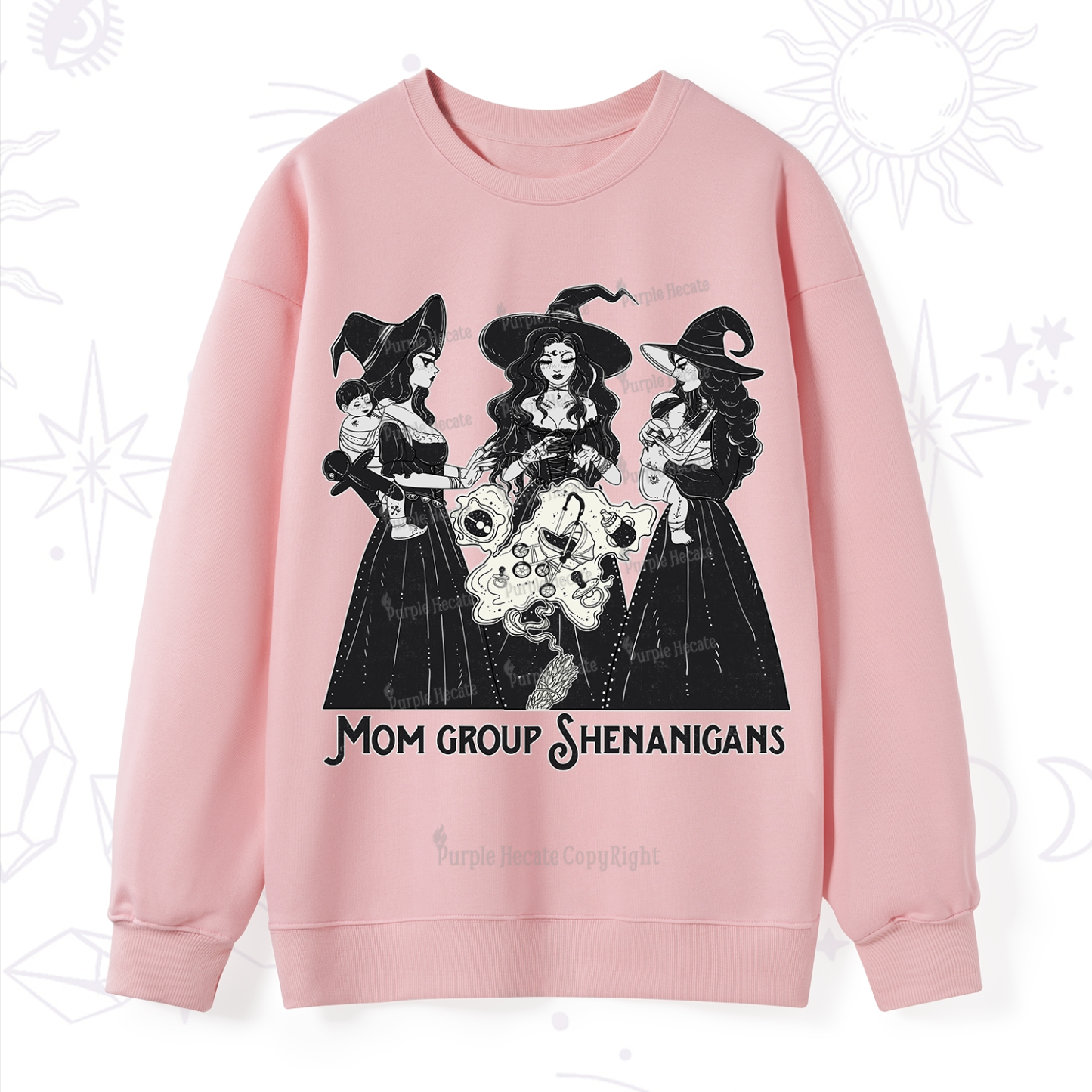 Purplehecate Mom Group Shenanigans Sweatshirt