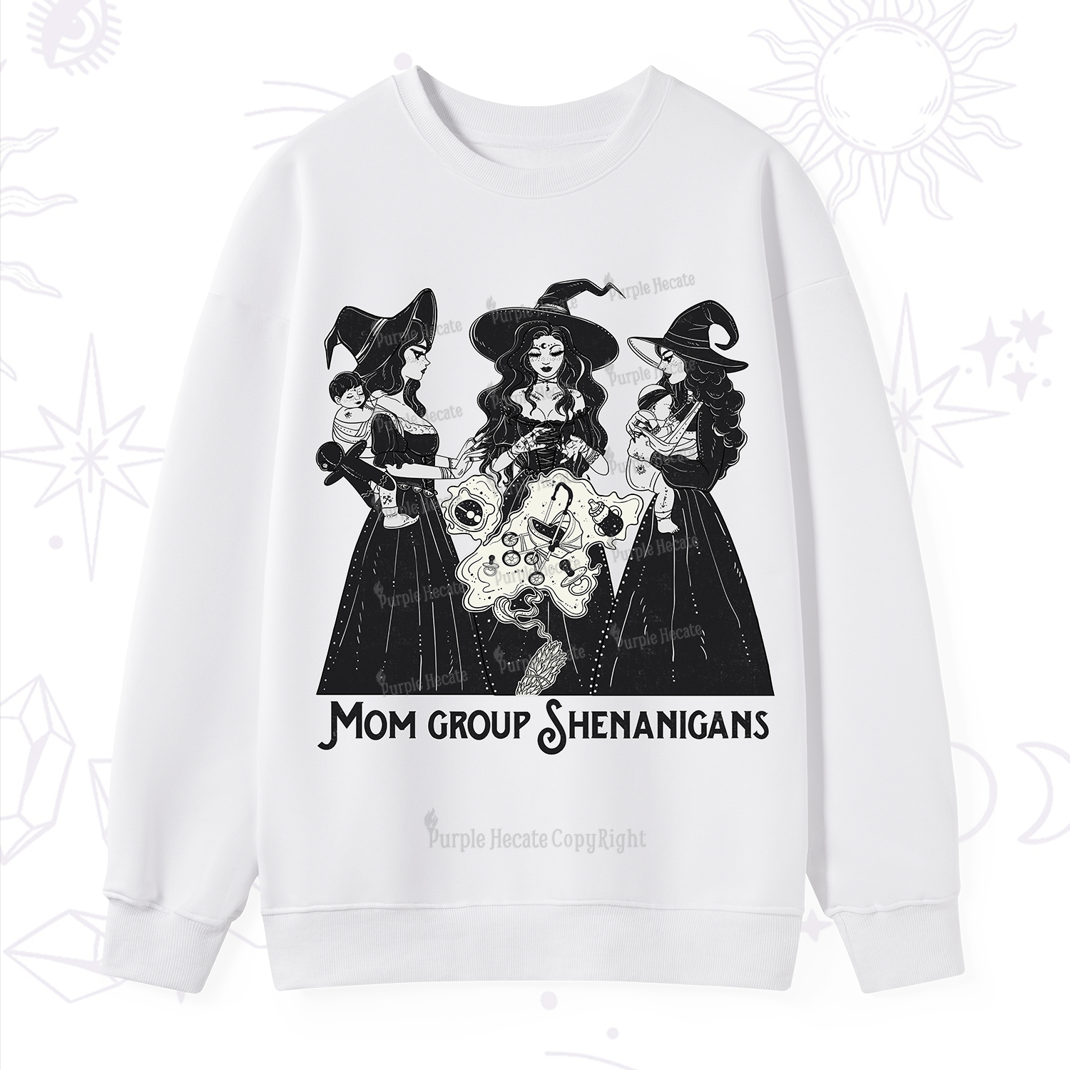 Purplehecate Mom Group Shenanigans Sweatshirt