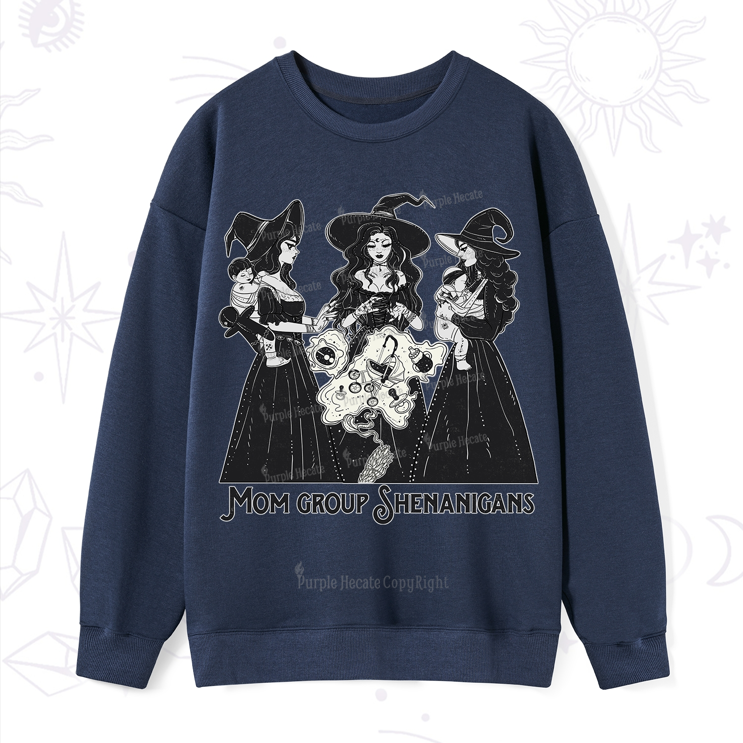 Purplehecate Mom Group Shenanigans Sweatshirt