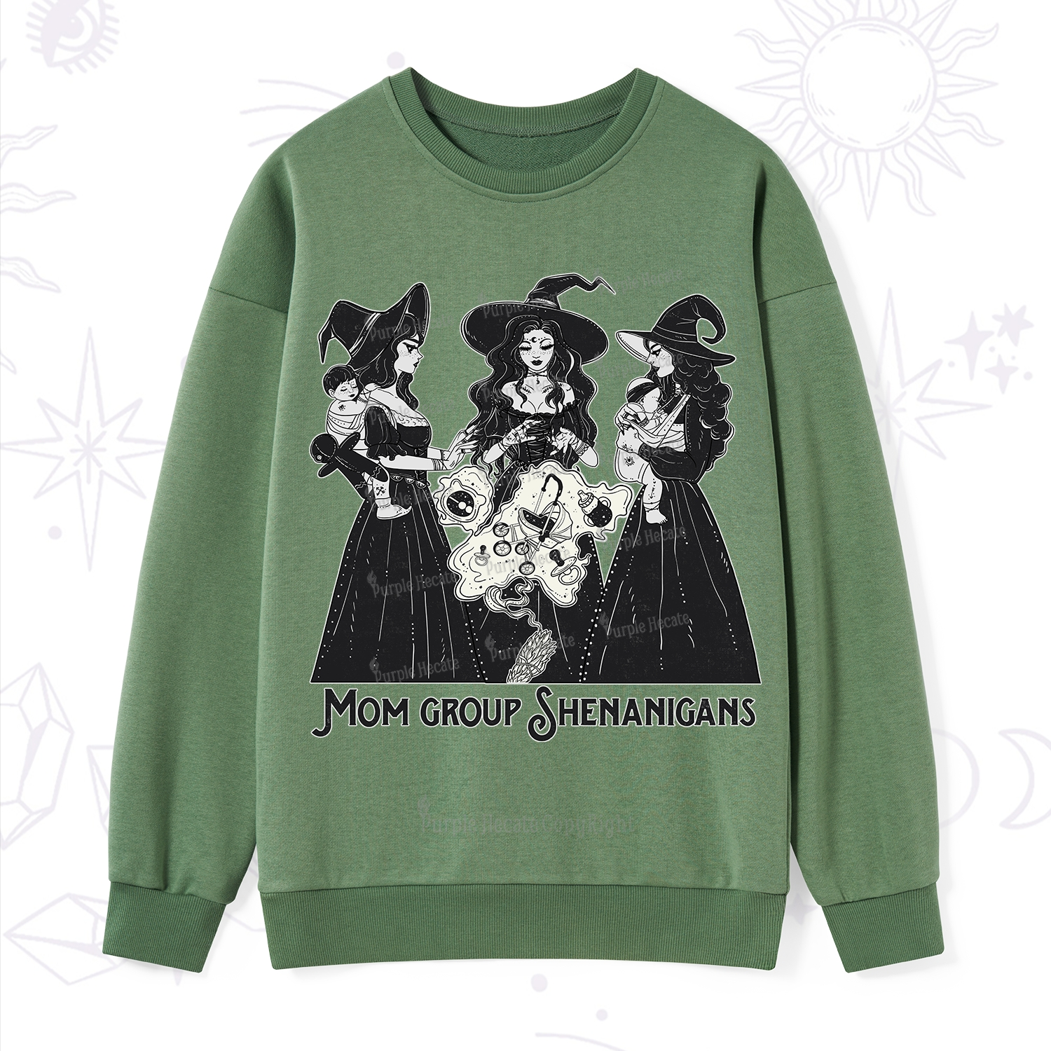 Purplehecate Mom Group Shenanigans Sweatshirt