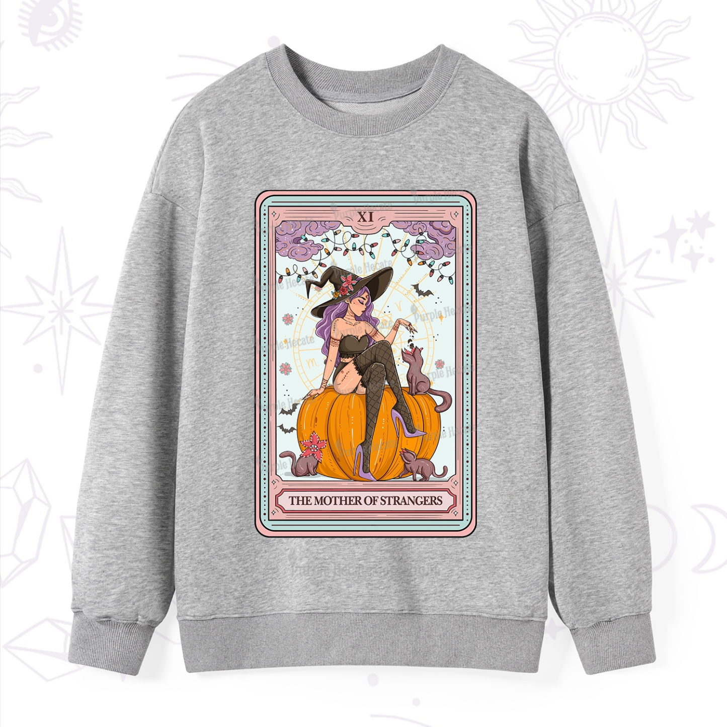 Purplehecate The Mother Of Strangers Tarot Sweatshirt