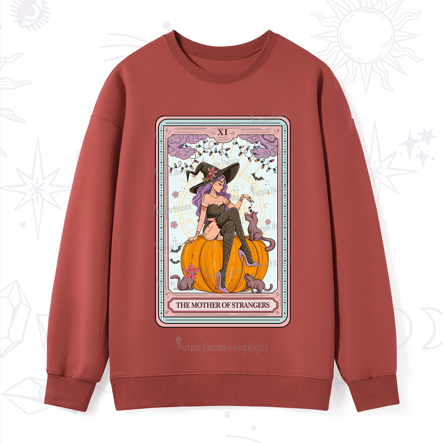 Purplehecate The Mother Of Strangers Tarot Sweatshirt