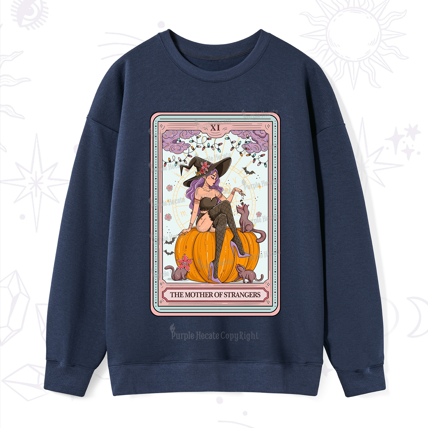 Purplehecate The Mother Of Strangers Tarot Sweatshirt