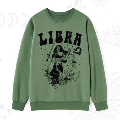 Purplehecate Libra Zodiac Glyphs Sweatshirt