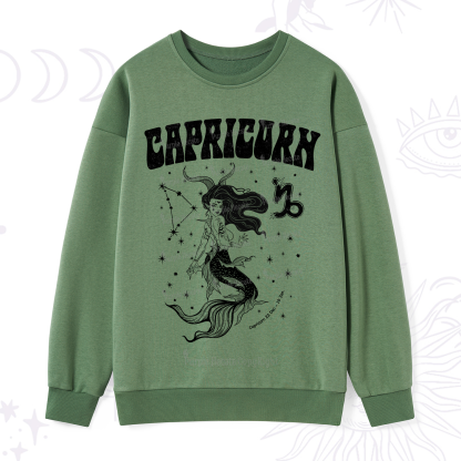 Purplehecate Capricorn Zodiac Glyphs Sweatshirt