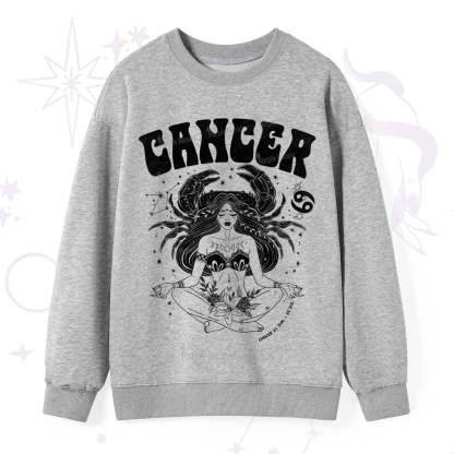 Purplehecate Cancer Zodiac Glyphs Sweatshirt