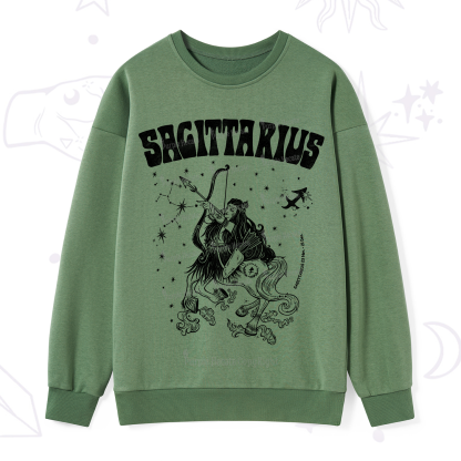 Purplehecate Sagittarius Zodiac Glyphs Sweatshirt