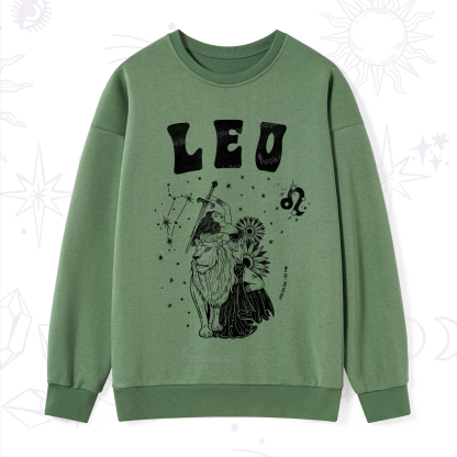 Purplehecate Leo Zodiac Glyphs  Sweatshirt