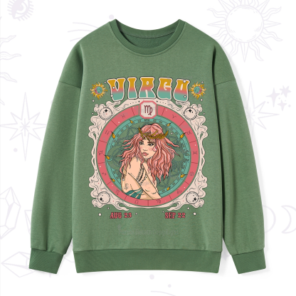 Purplehecate Virgo Cosmic Zodiac Sweatshirt