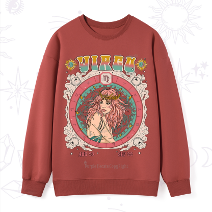 Purplehecate Virgo Cosmic Zodiac Sweatshirt