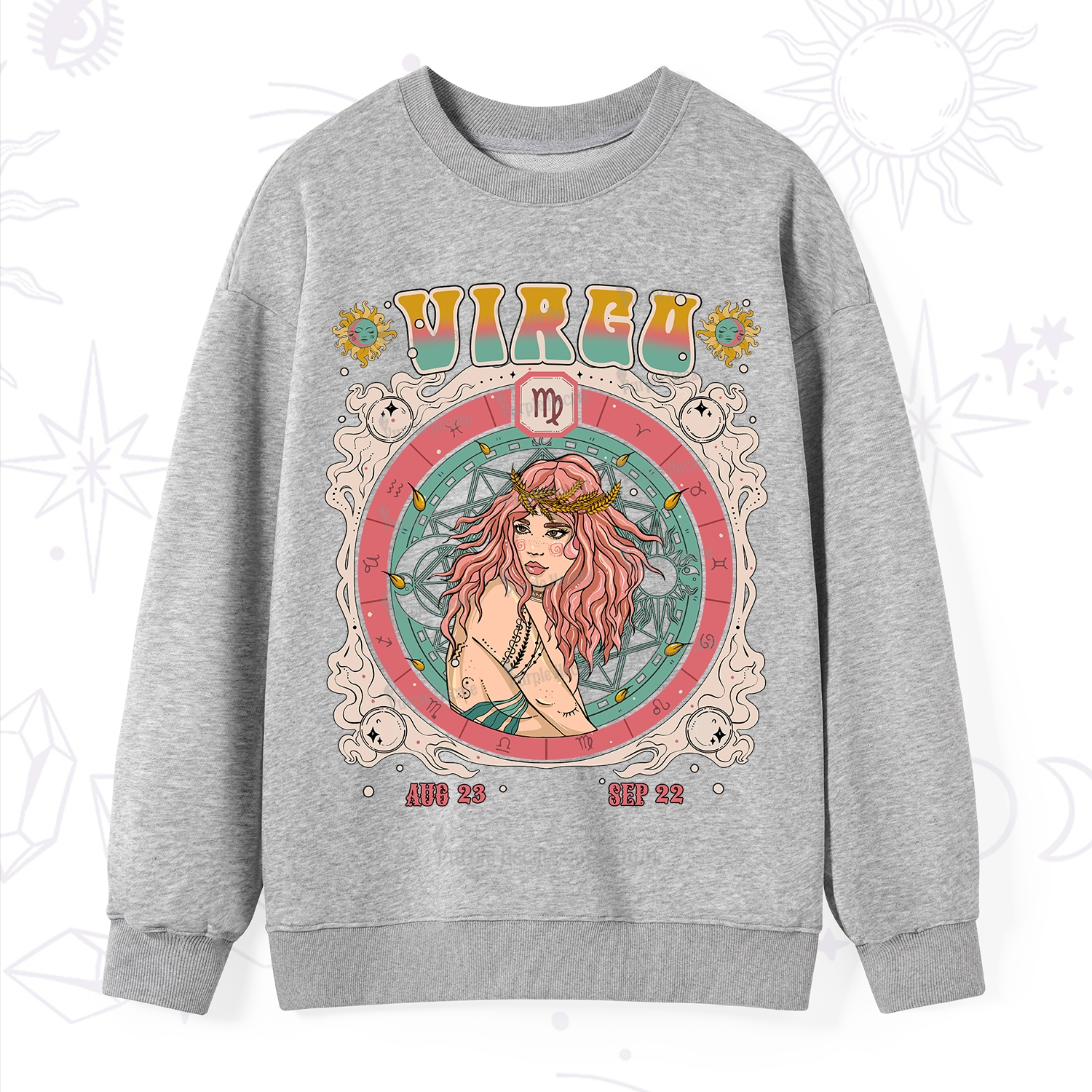 Purplehecate Virgo Cosmic Zodiac Sweatshirt