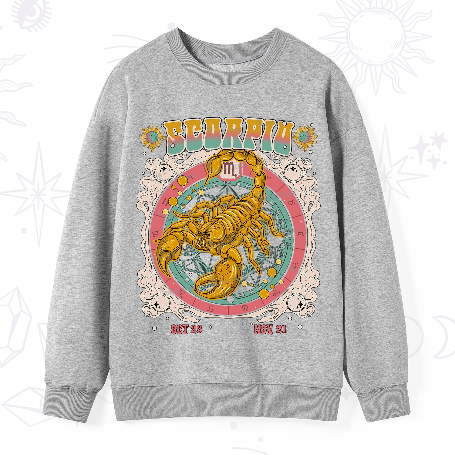 Purplehecate Scorpio Cosmic Zodiac Sweatshirt