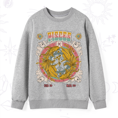 Purplehecate Pisces Cosmic Zodiac Sweatshirt