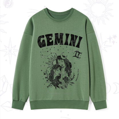 Purplehecate Gemini Zodiac Glyphs  Sweatshirt
