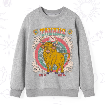 Purplehecate Taurus Cosmic Zodiac  Sweatshirt