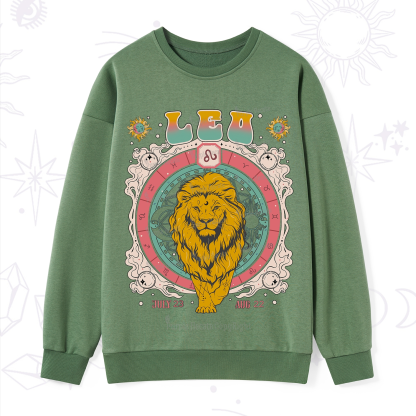 Purplehecate Leo Cosmic Zodiac Sweatshirt