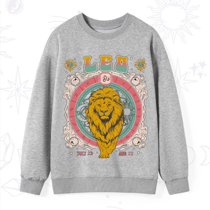 Purplehecate Leo Cosmic Zodiac Sweatshirt