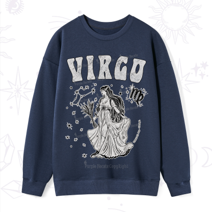 Purplehecate Virgo Starshine Zodiac Sweatshirt
