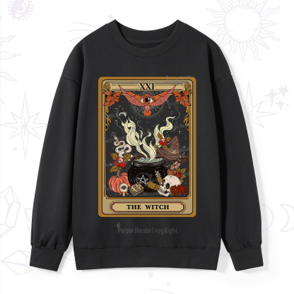 Purplehecate The Witch Magical Tarot Sweatshirt