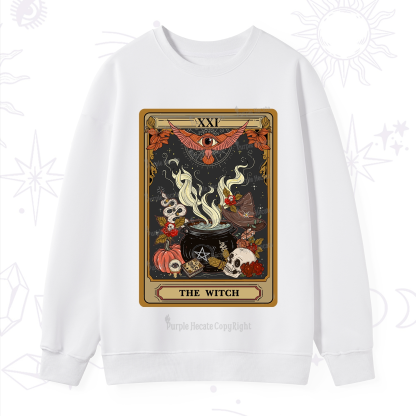 Purplehecate The Witch Magical Tarot Sweatshirt