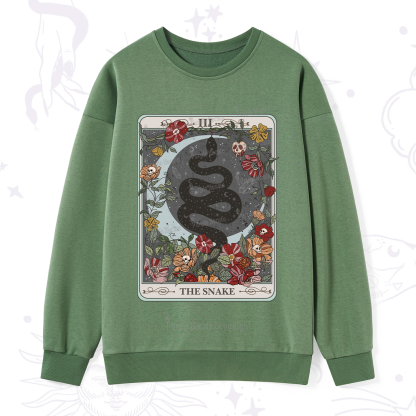 Purplehecate The Snake Tarot Sweatshirt