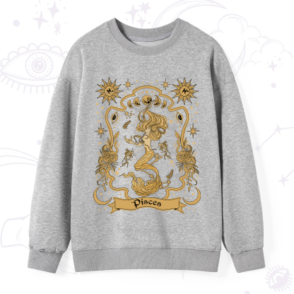 Purplehecate Pisces' Astral Mirage Zodiac Sweatshirt