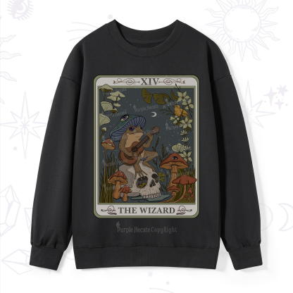 Purplehecate The Wizard Tarot Sweatshirt