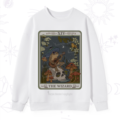 Purplehecate The Wizard Tarot Sweatshirt