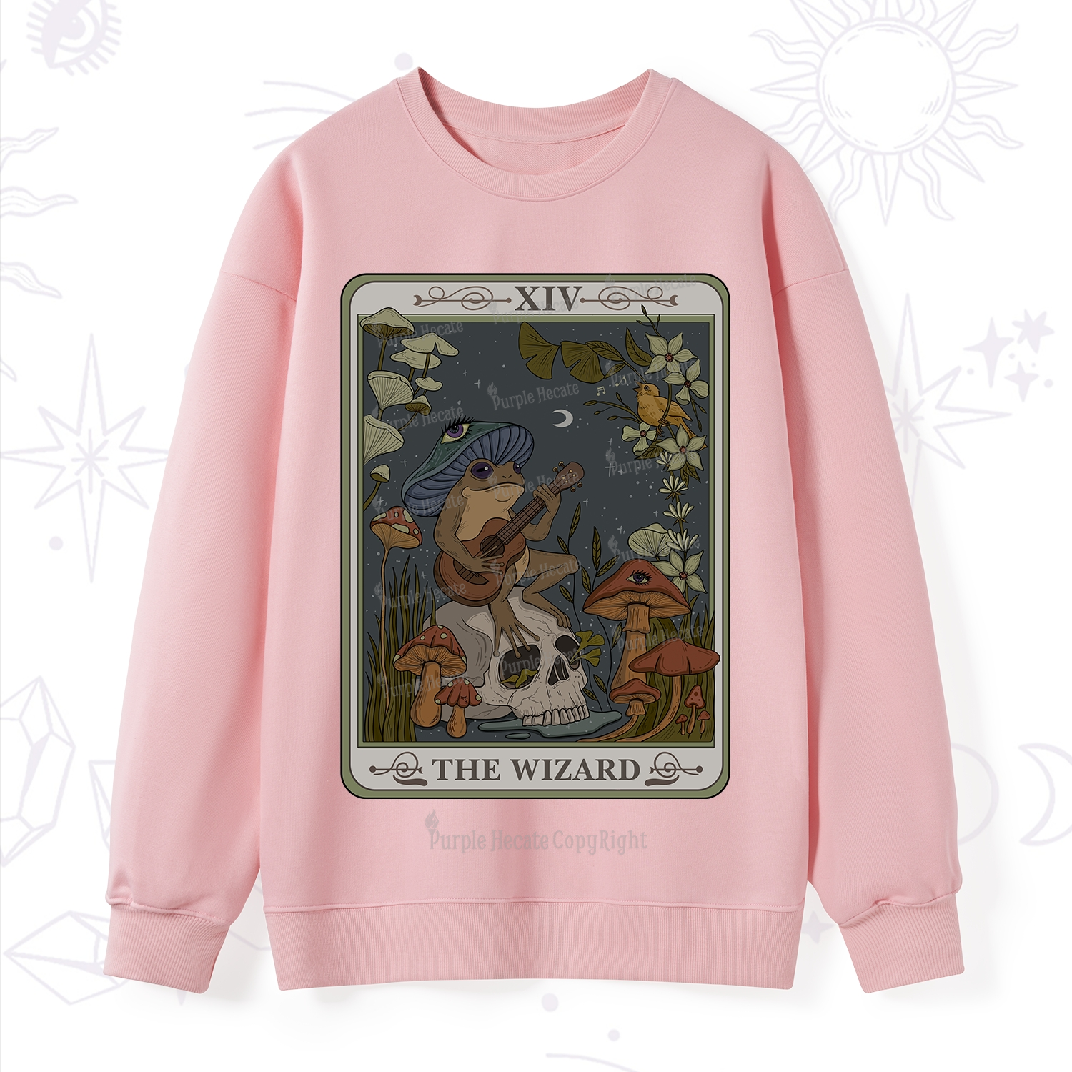 Purplehecate The Wizard Tarot Sweatshirt