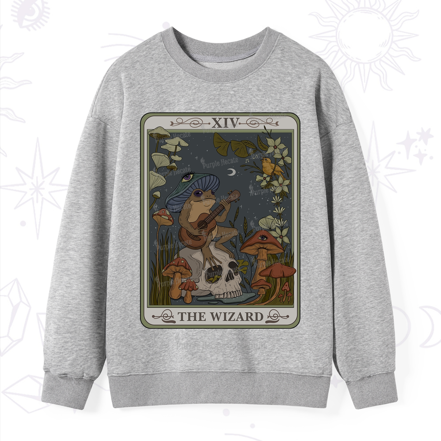 Purplehecate The Wizard Tarot Sweatshirt