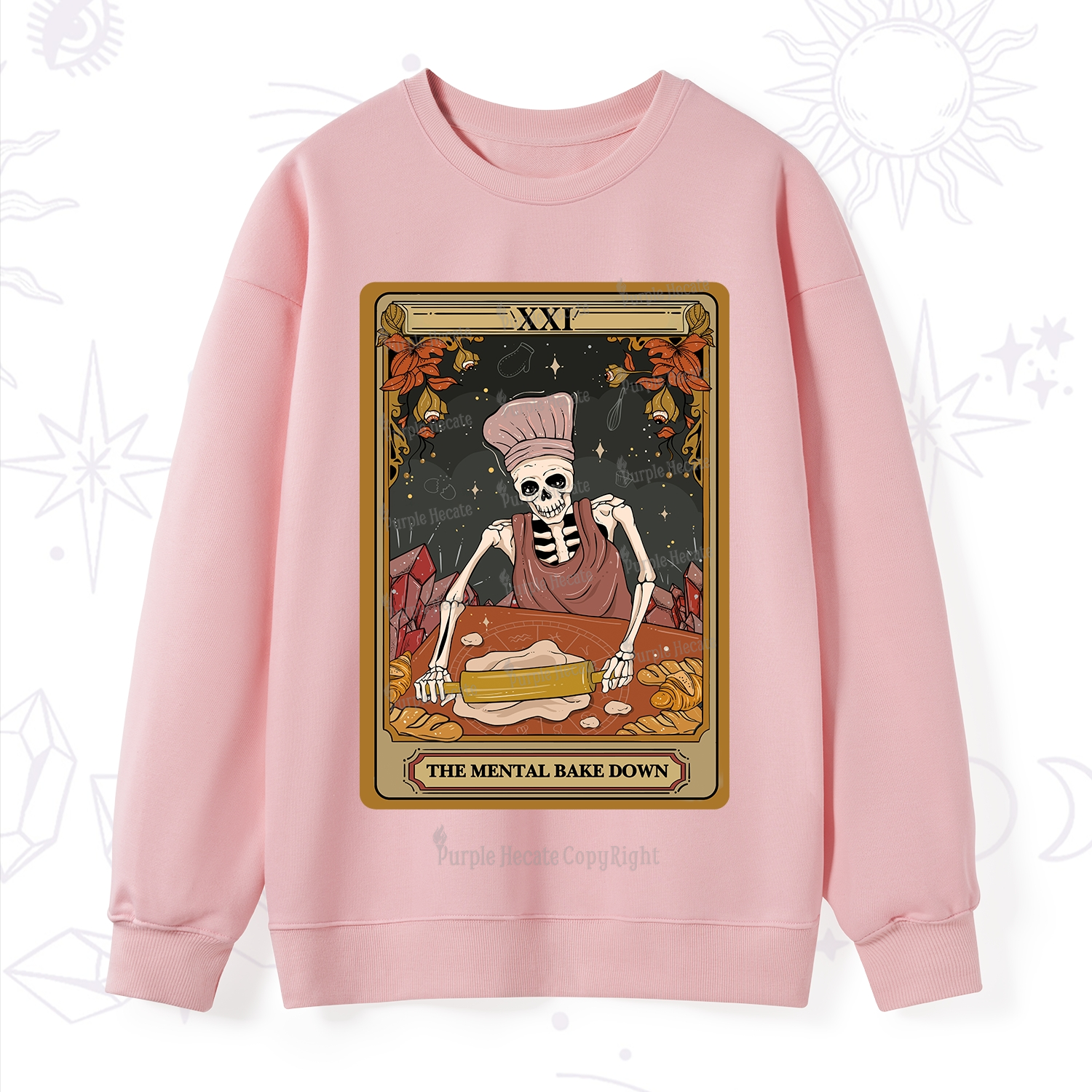 Purplehecate The Mental Bake Down Tarot Sweatshirt