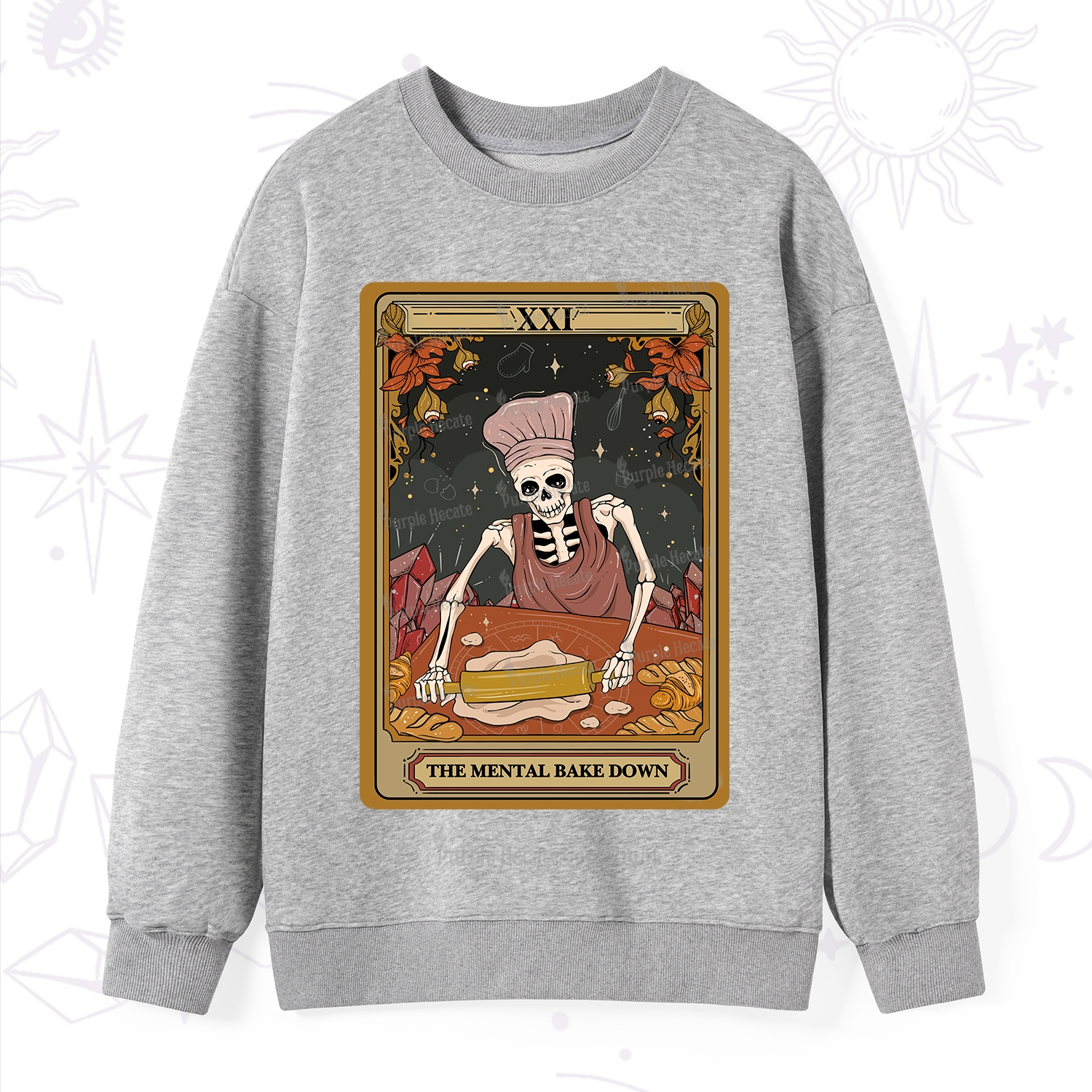 Purplehecate The Mental Bake Down Tarot Sweatshirt