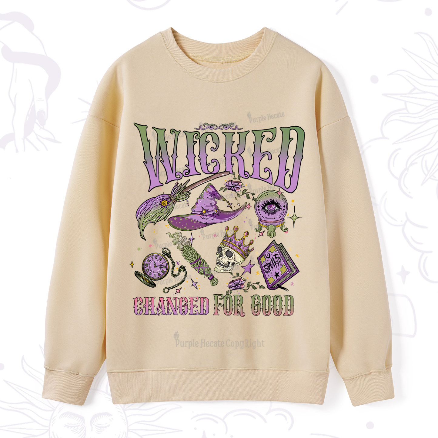 Purplehecate Wicked Changed For Good Sweatshirt