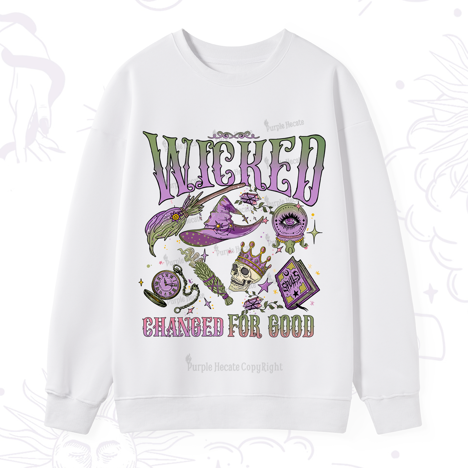 Purplehecate Wicked Changed For Good Sweatshirt
