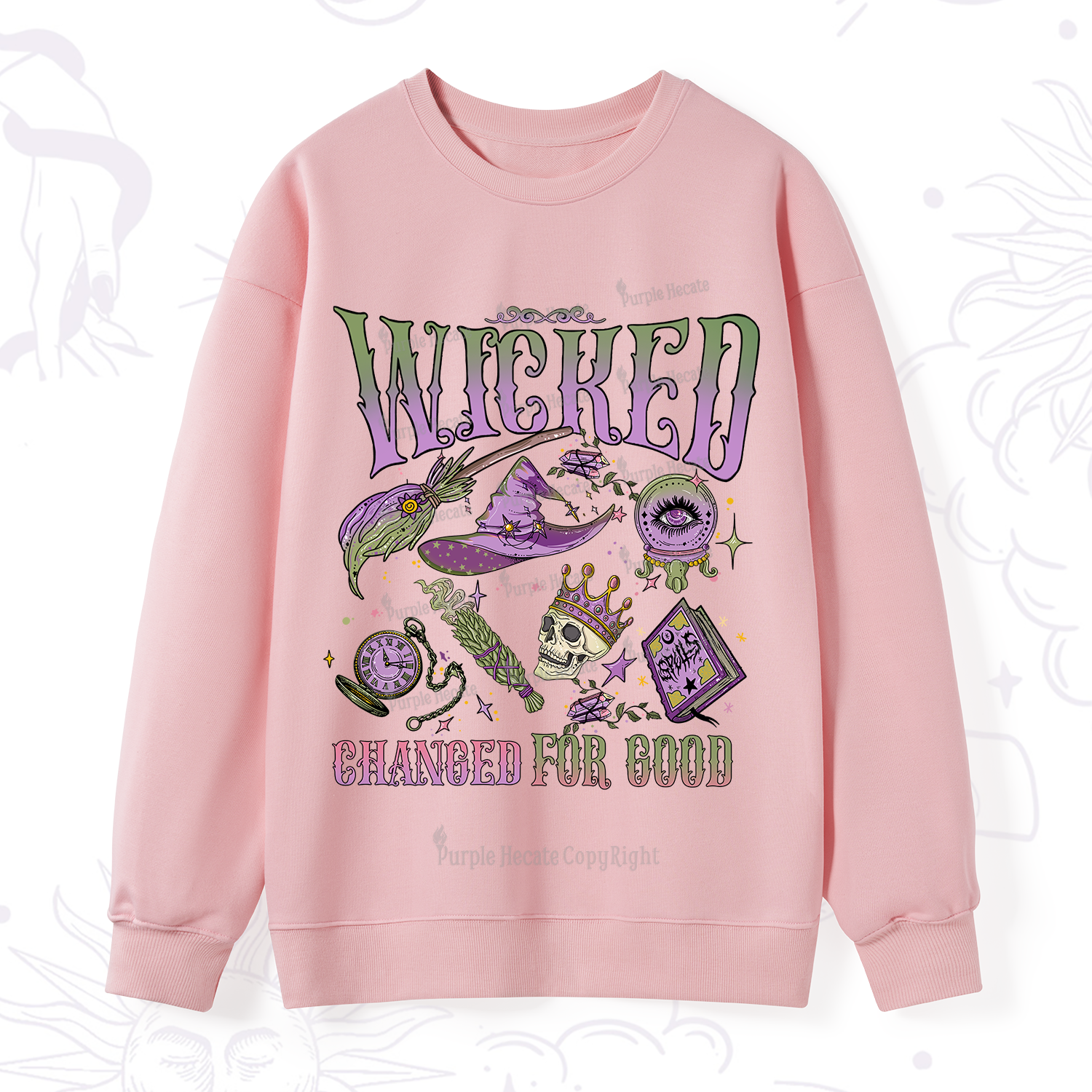 Purplehecate Wicked Changed For Good Sweatshirt