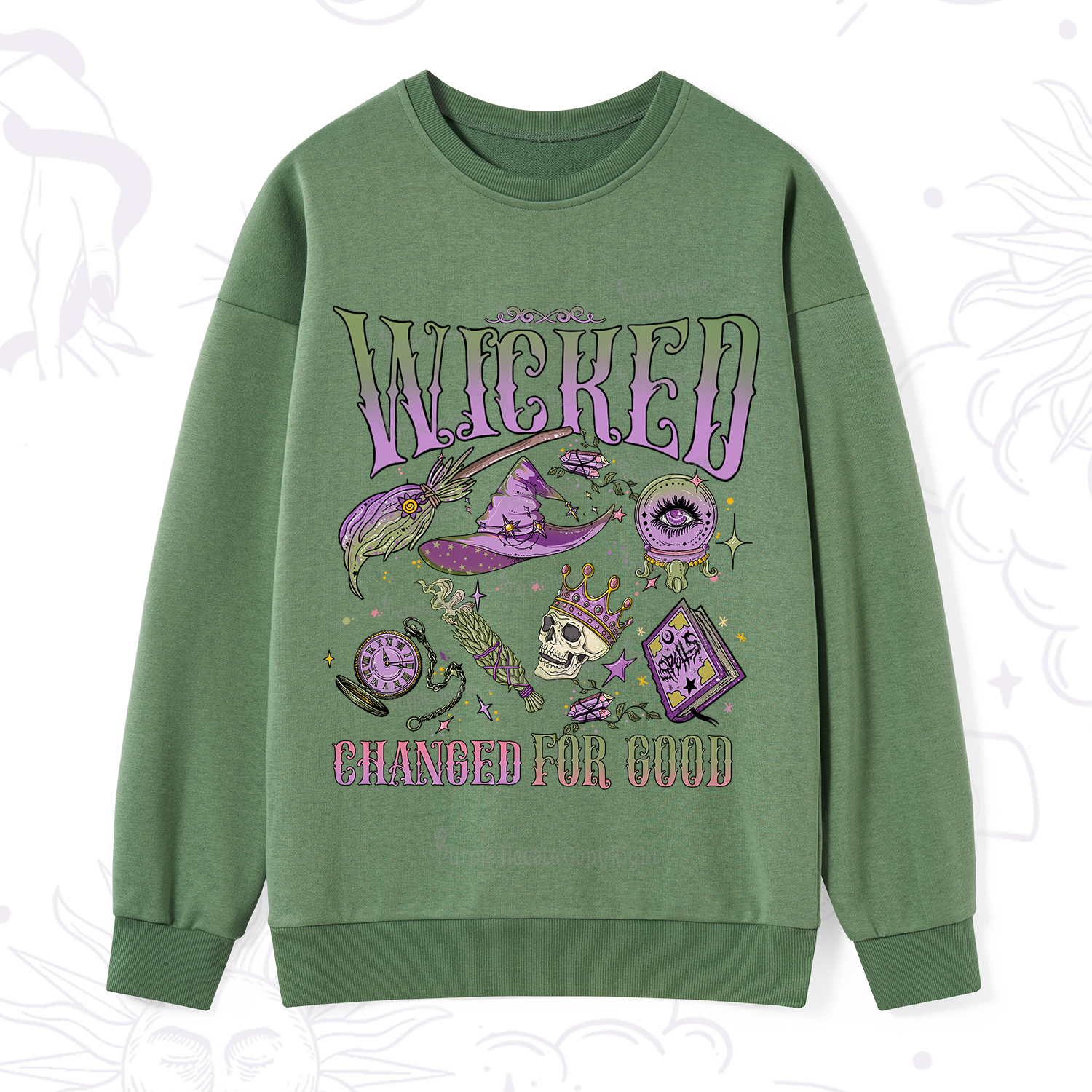 Purplehecate Wicked Changed For Good Sweatshirt