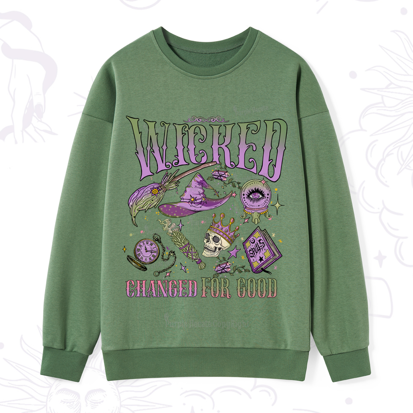 Purplehecate Wicked Changed For Good Sweatshirt