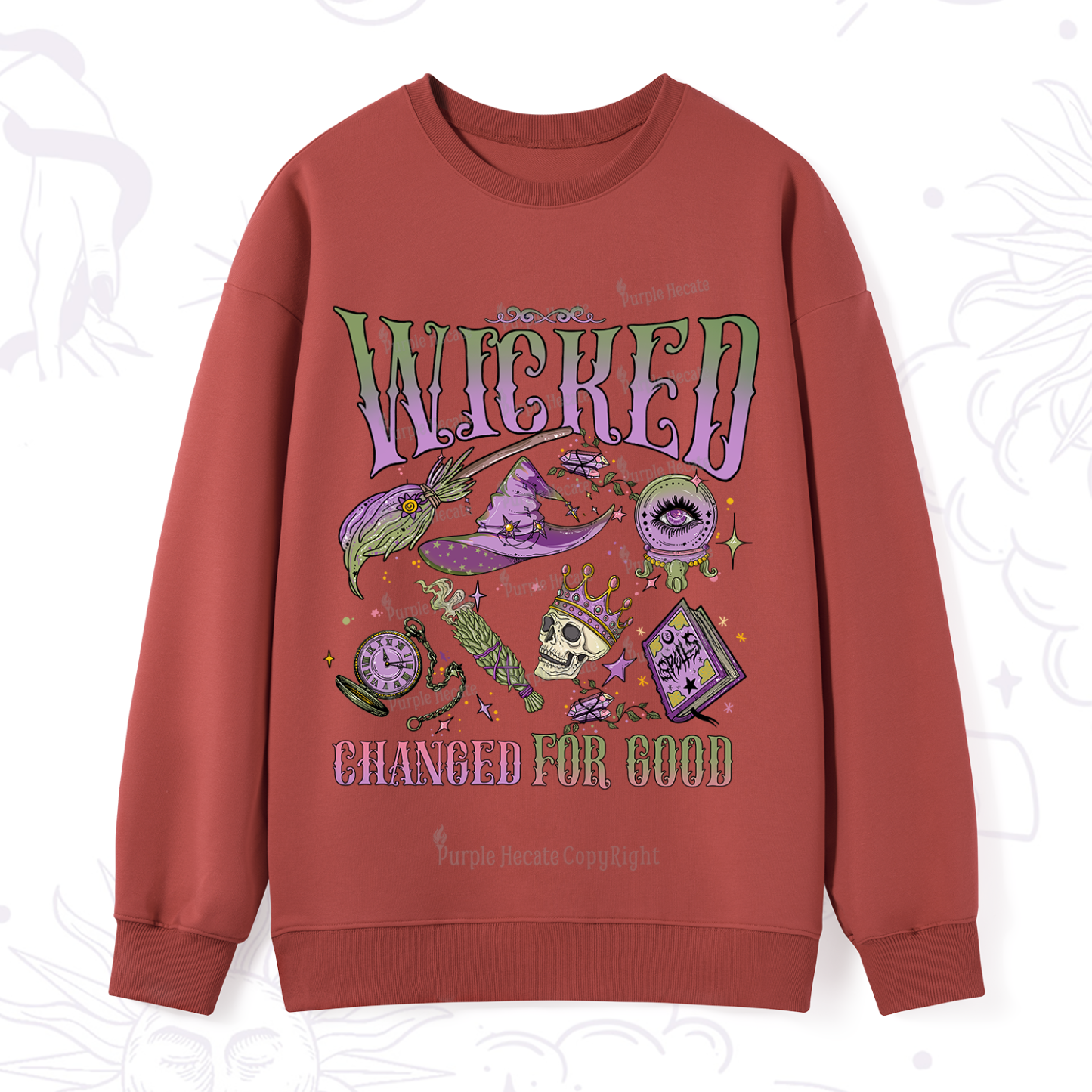 Purplehecate Wicked Changed For Good Sweatshirt