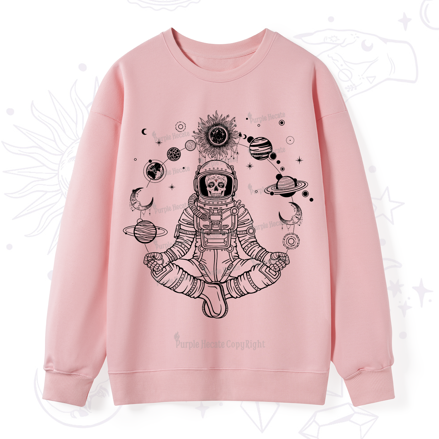 Purplehecate Cosmic Meditator Sweatshirt