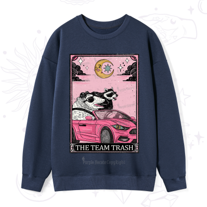Purplehecate The Team Trash Tarot Card Sweatshirt