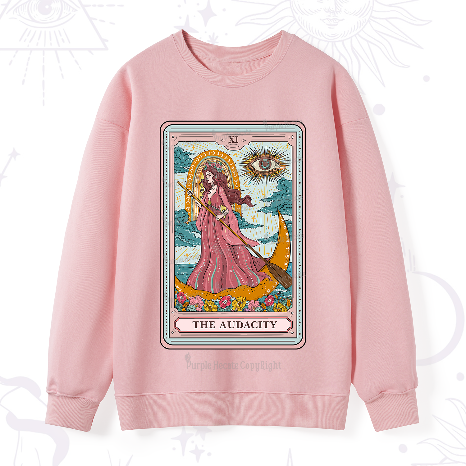 Purplehecate The Audacity Goddess Tarot Sweatshirt