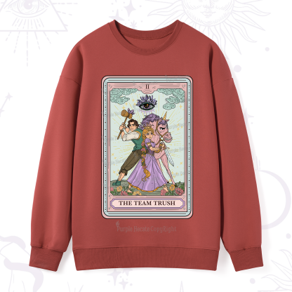 Purplehecate The Team Trush Tarot Card Sweatshirt