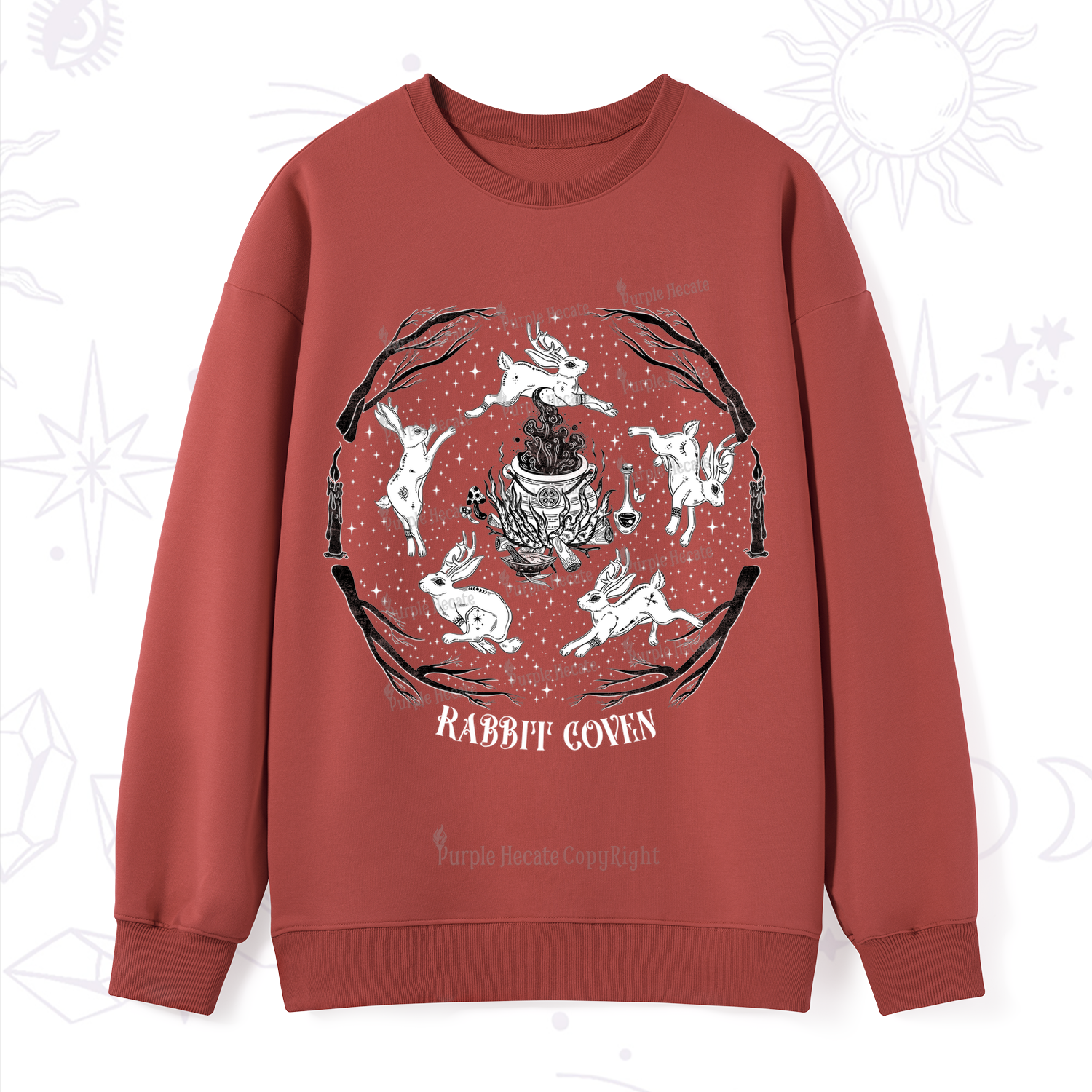 Purplehecate Rabbit Coven Sweatshirt
