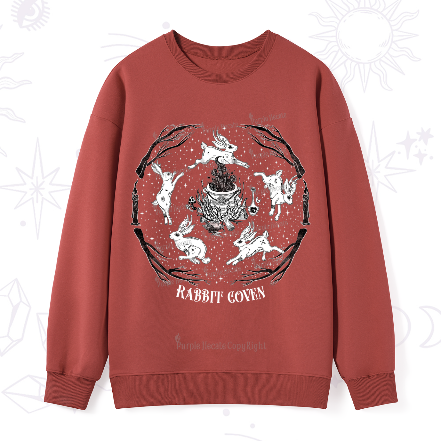 Purplehecate Rabbit Coven Sweatshirt