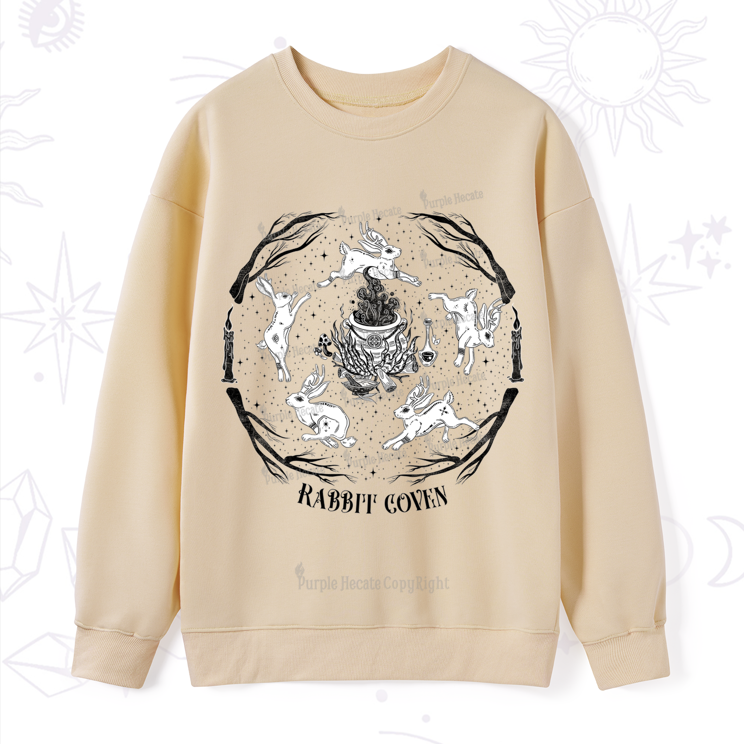 Purplehecate Rabbit Coven Sweatshirt
