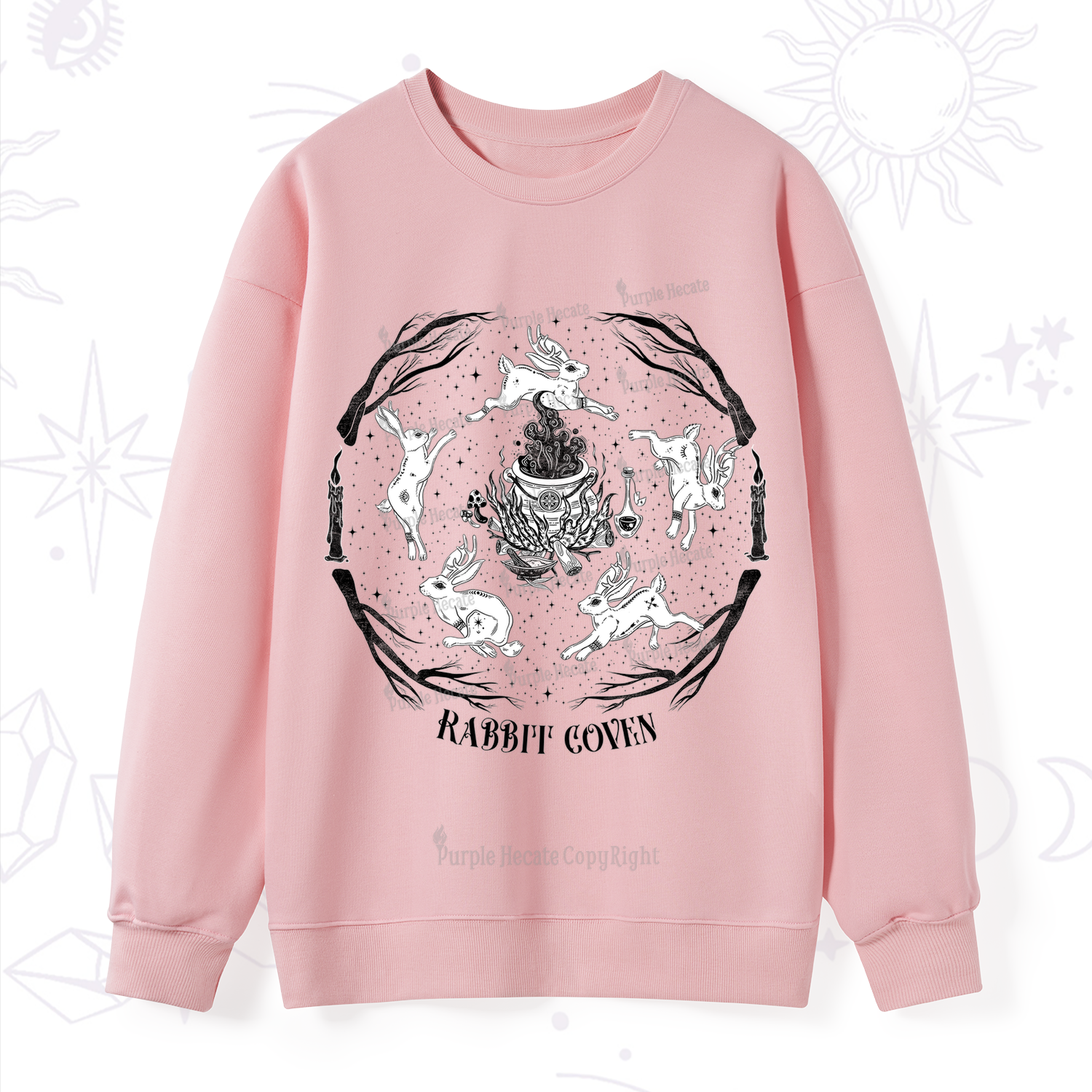 Purplehecate Rabbit Coven Sweatshirt