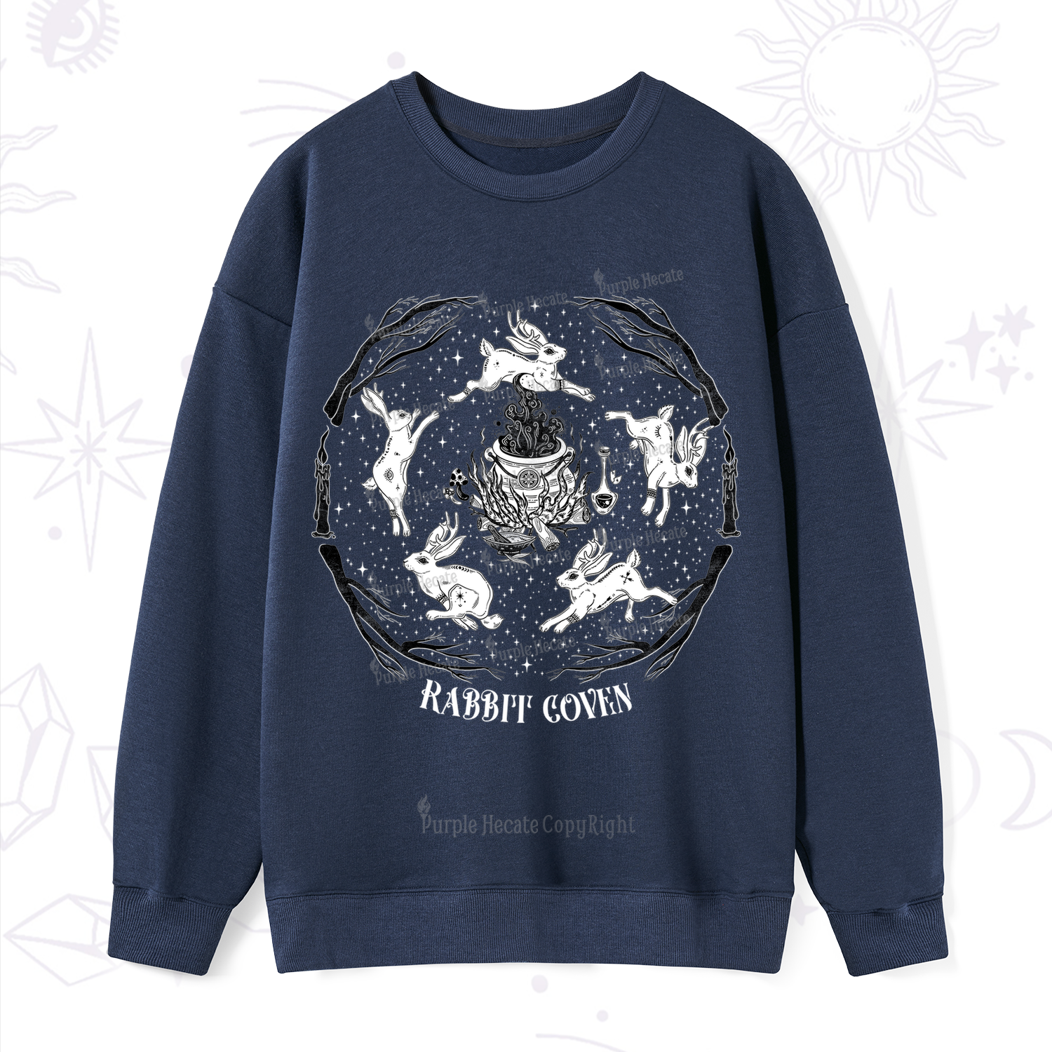 Purplehecate Rabbit Coven Sweatshirt